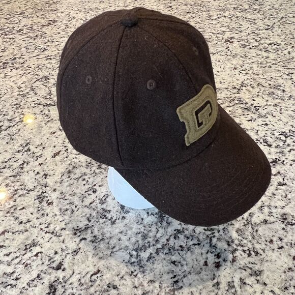 Duluth Trading Co Wool Blend Cap Hat Brown Men's Size M/L Adjustable Strap Logo - Picture 11 of 14